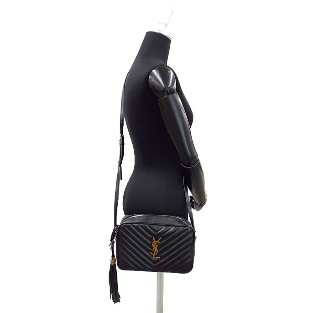 Saint Laurent Quilted Matelasse Paris Lou Camera Chain Shoulder Bag - Picture 9 of 9